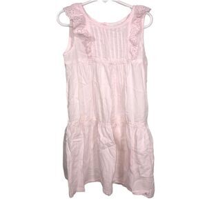 Kid's Cotton Juice Light Pink Sleeveless Dress